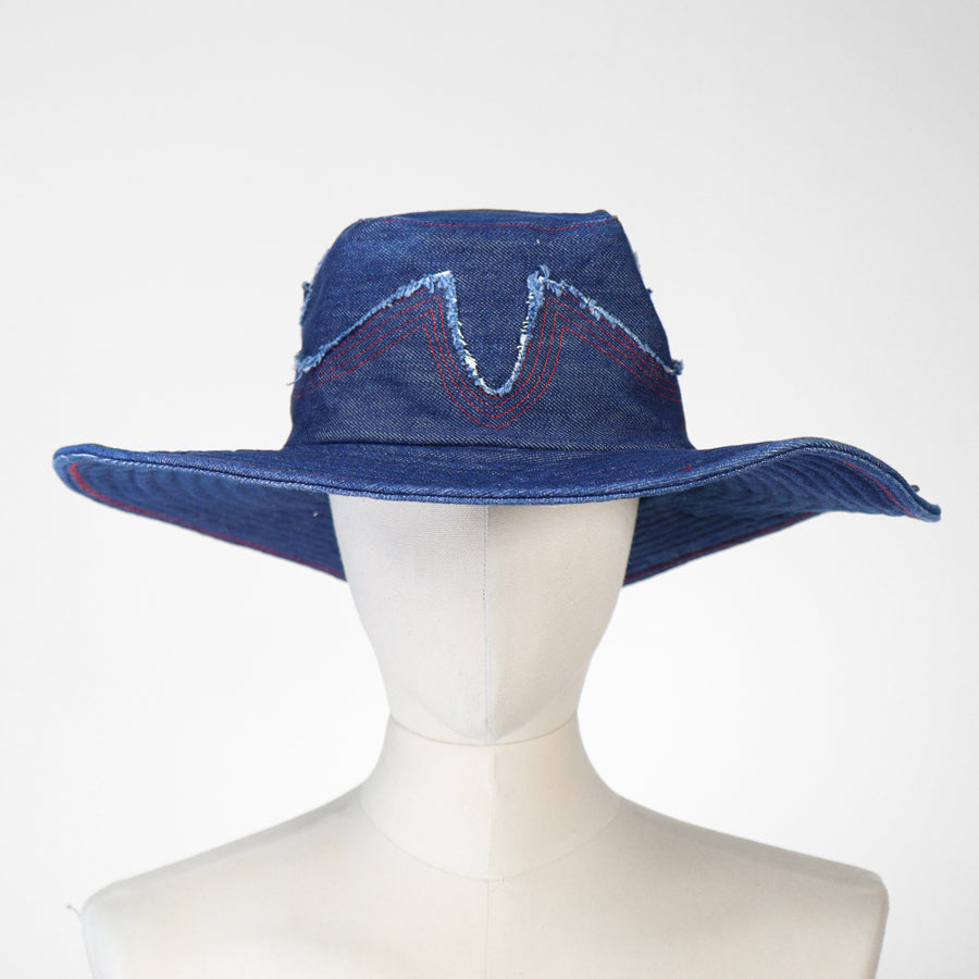 CAPPELLO WESTERN - blu