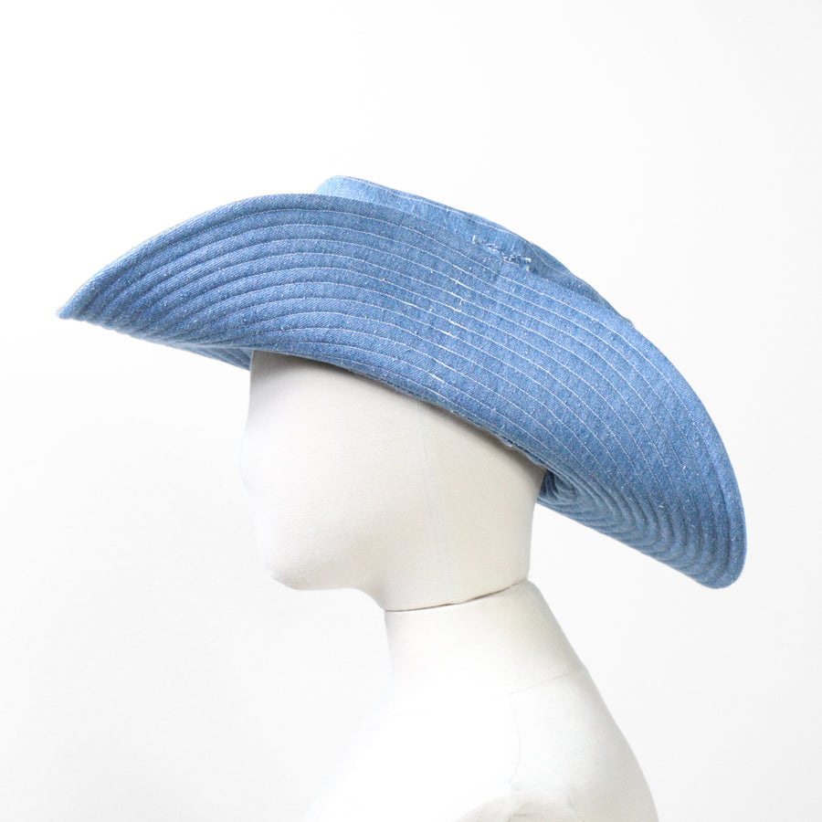 WESTERN HAT - light blue