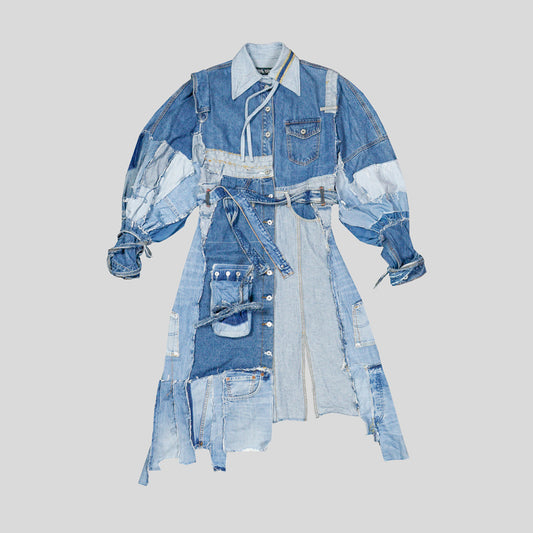 29 | UPCYCLED DENIM COAT - blue