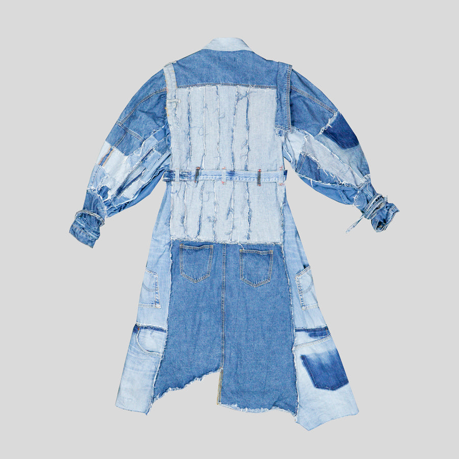 29 | UPCYCLED DENIM COAT - blue