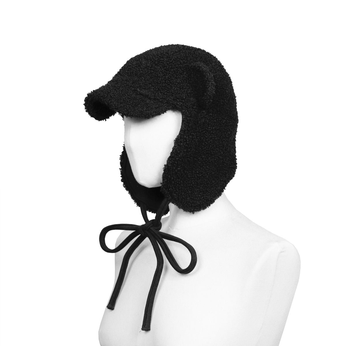 33 | FURRY CAP - black