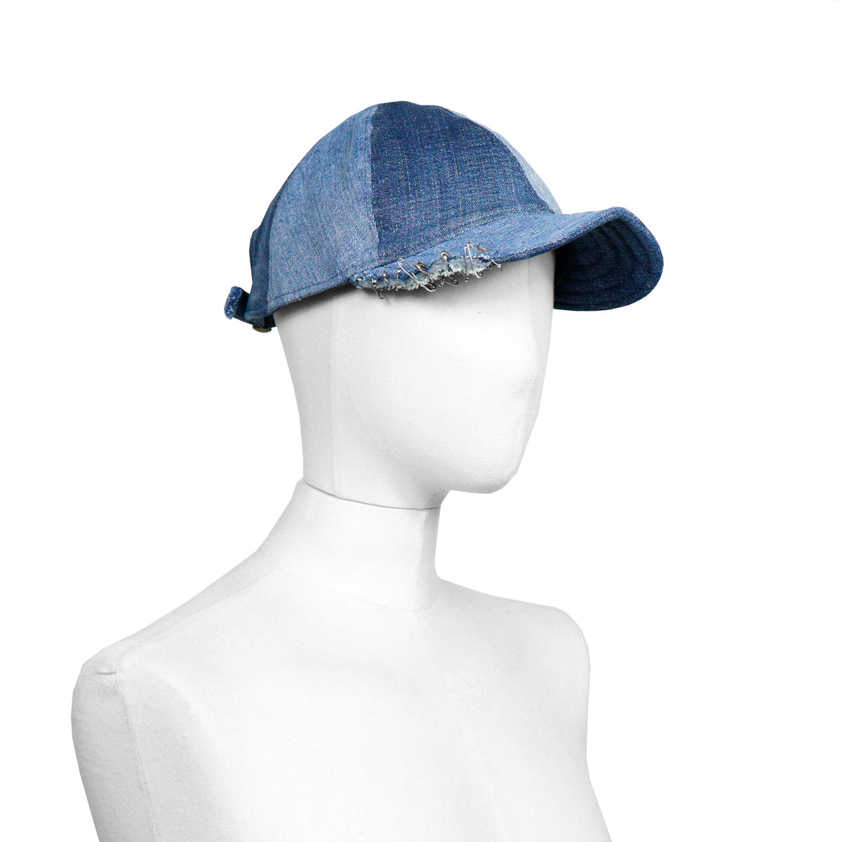 12 | UPCYCLED BASEBALL CAP - denim