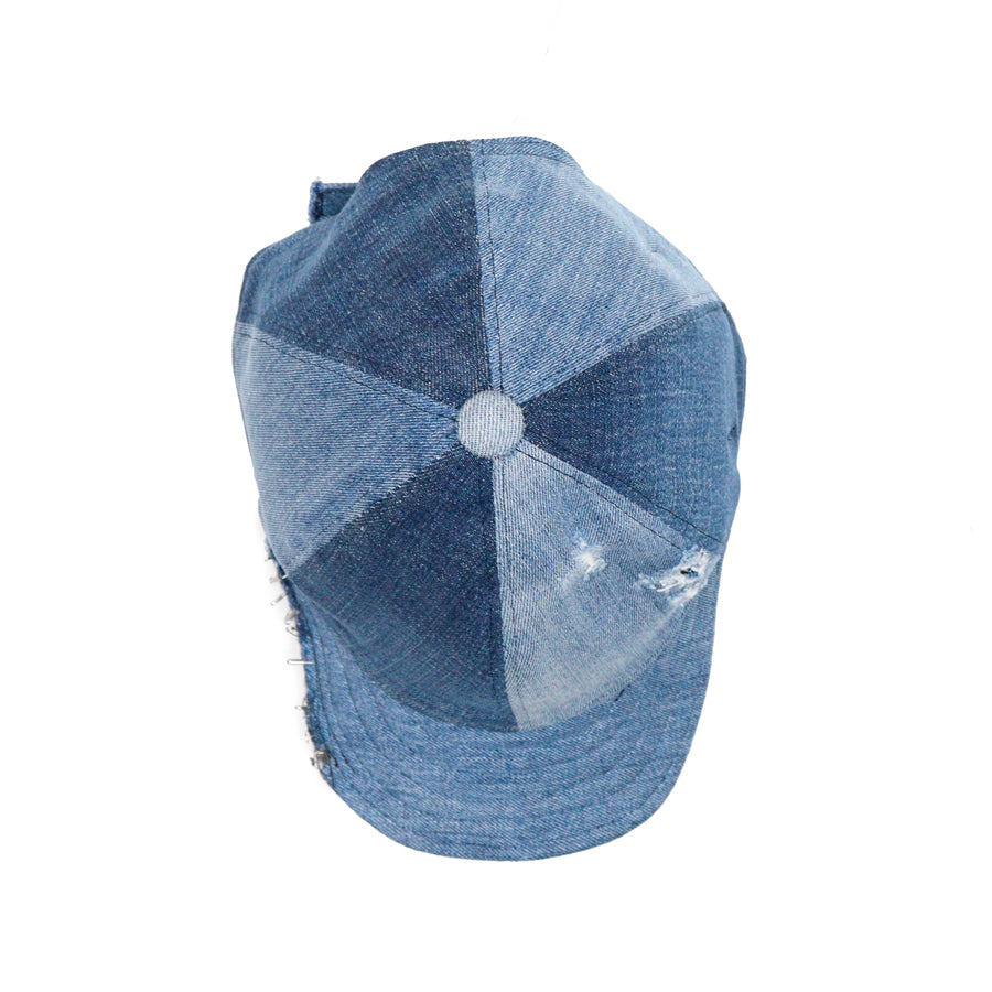 12 | UPCYCLED BASEBALL CAP - denim