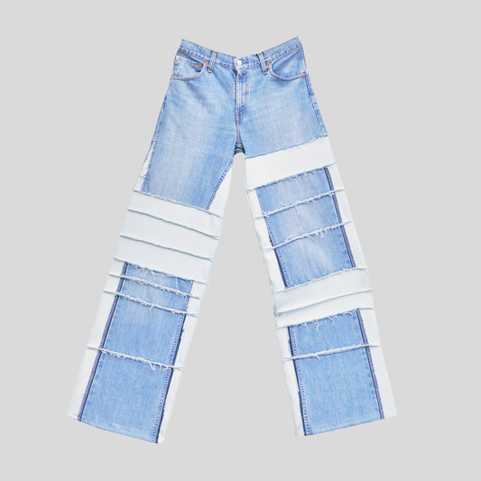 04 | UPCYCLED JEANS - blue & light blue