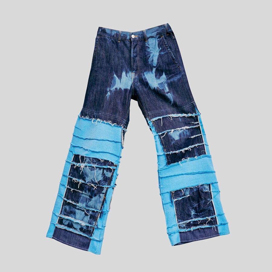 17 | UPCYCLED JEANS - blue & dark blue