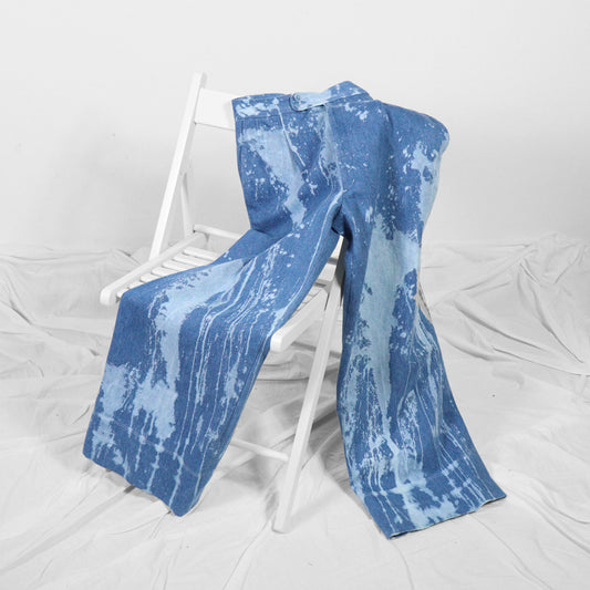 SARTORIAL PANTS - bleached blue