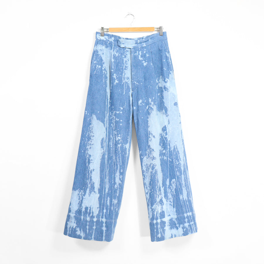 SARTORIAL PANTS - bleached blue