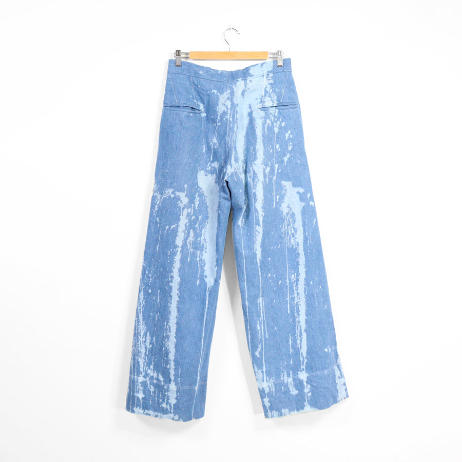 SARTORIAL PANTS - bleached blue