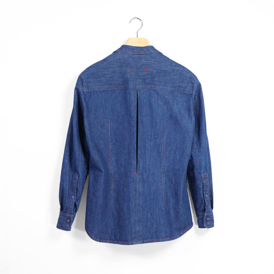 TWO POCKETS SHIRT - blue