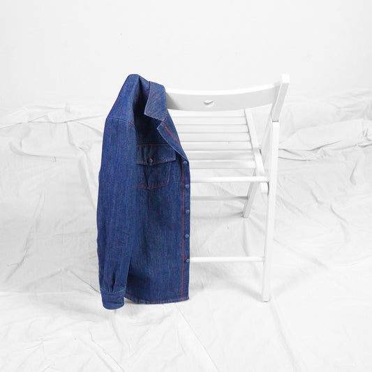 TWO POCKETS SHIRT - blue