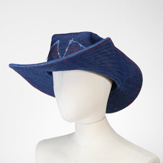 CAPPELLO WESTERN - blu
