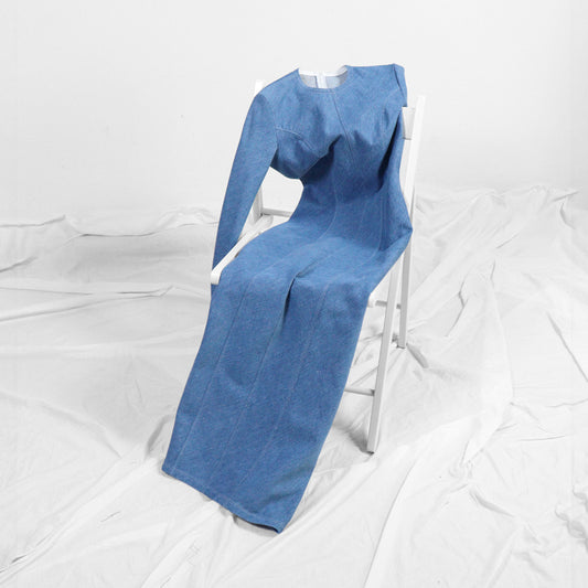 DENIM DRESS - blue