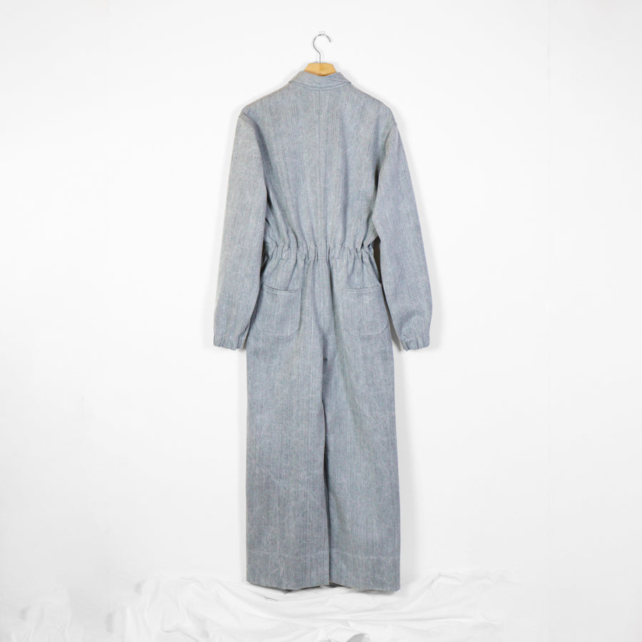 DENIM OVERALLS - grey