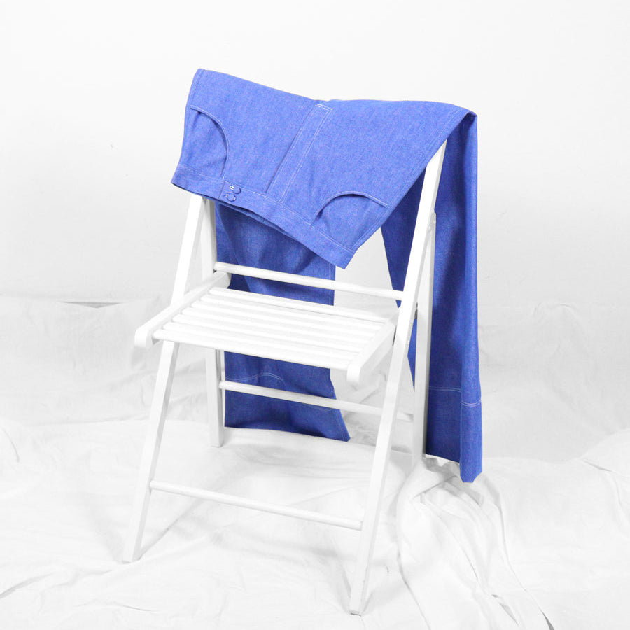 "JEANS" A VITA ALTA - verde scuro