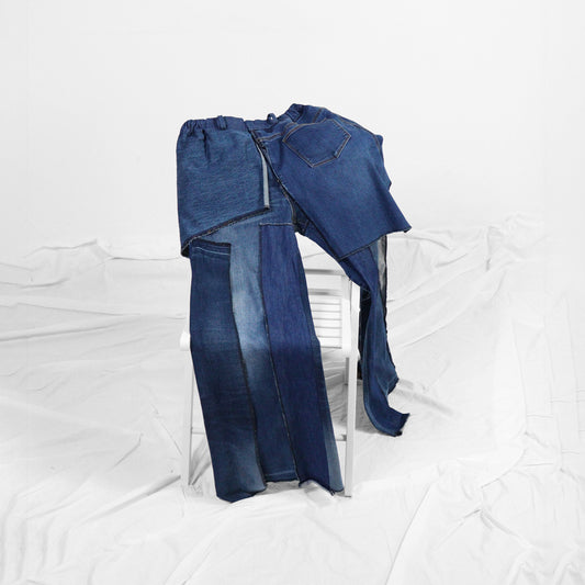 1 of 1 | UPCYCLED JEANS - dark blue