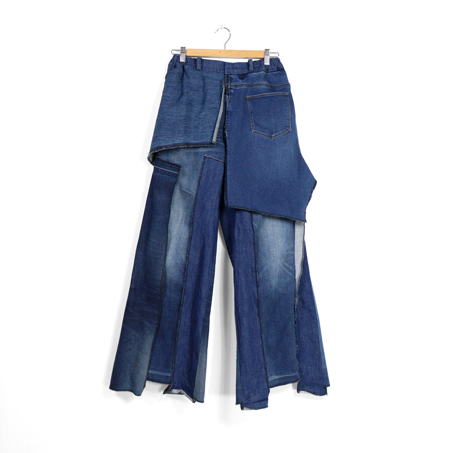 1 di 1 | UPCYCLED JEANS - blu scuro
