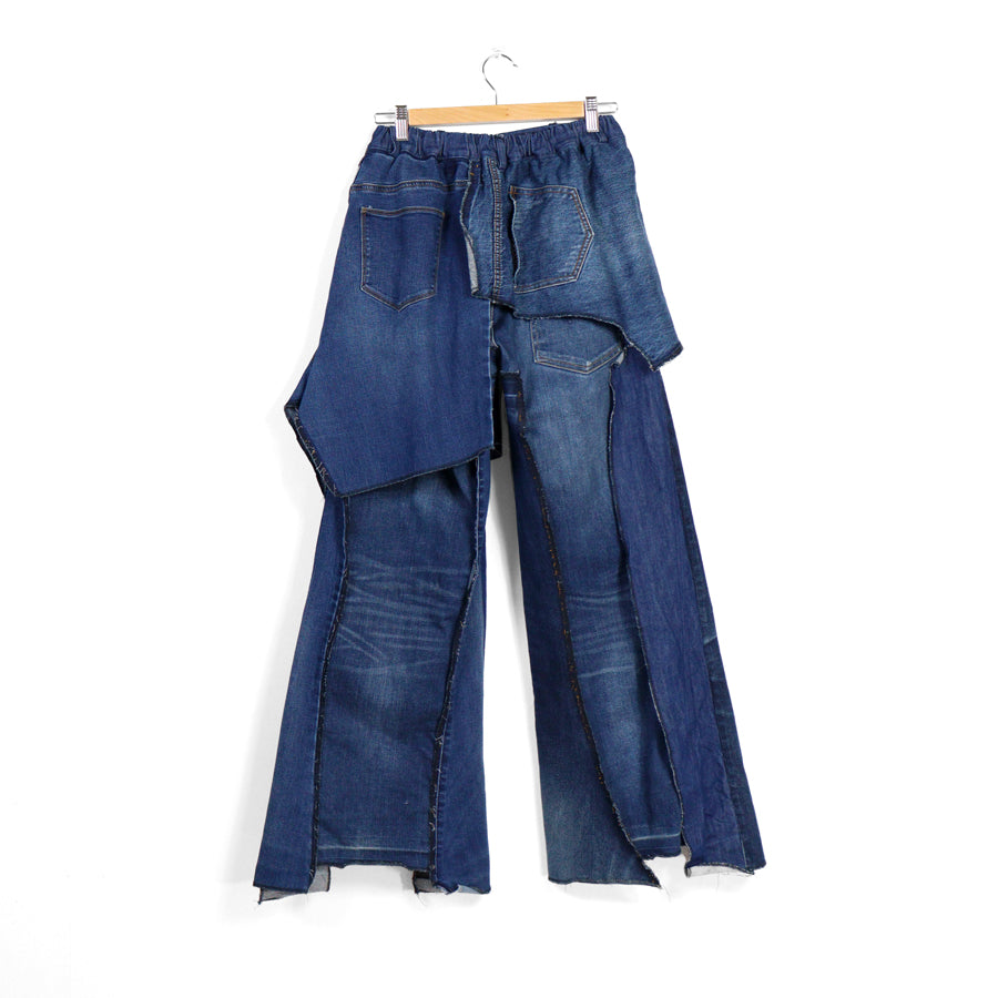 1 di 1 | UPCYCLED JEANS - blu scuro