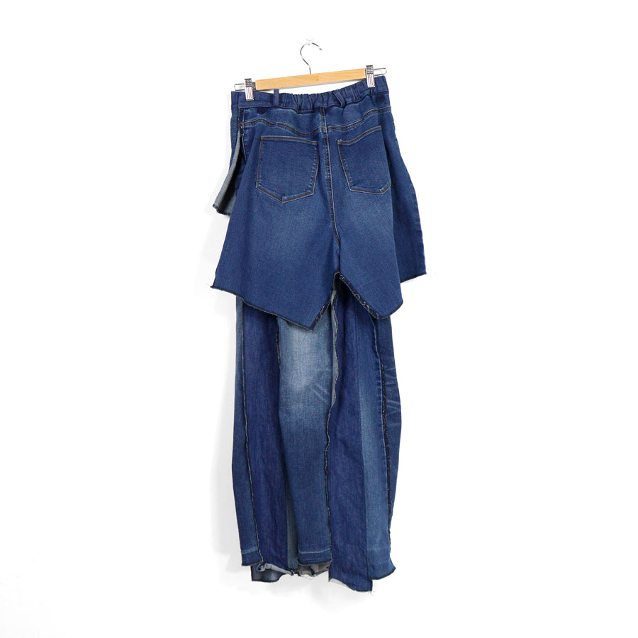 1 di 1 | UPCYCLED JEANS - blu scuro