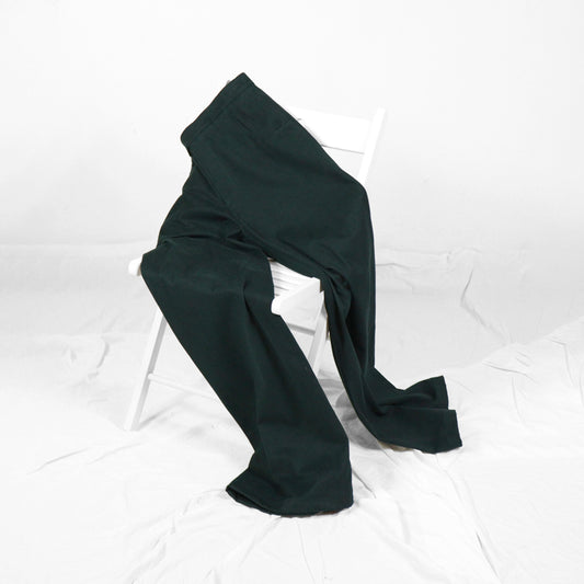 HIGH WAISTED "JEANS" - dark green