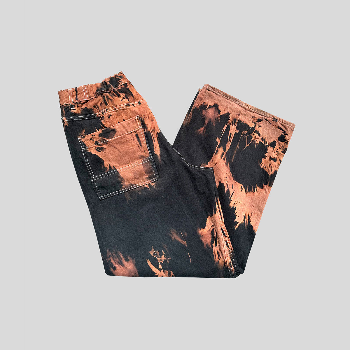 07 | BLEACHED JEANS - black