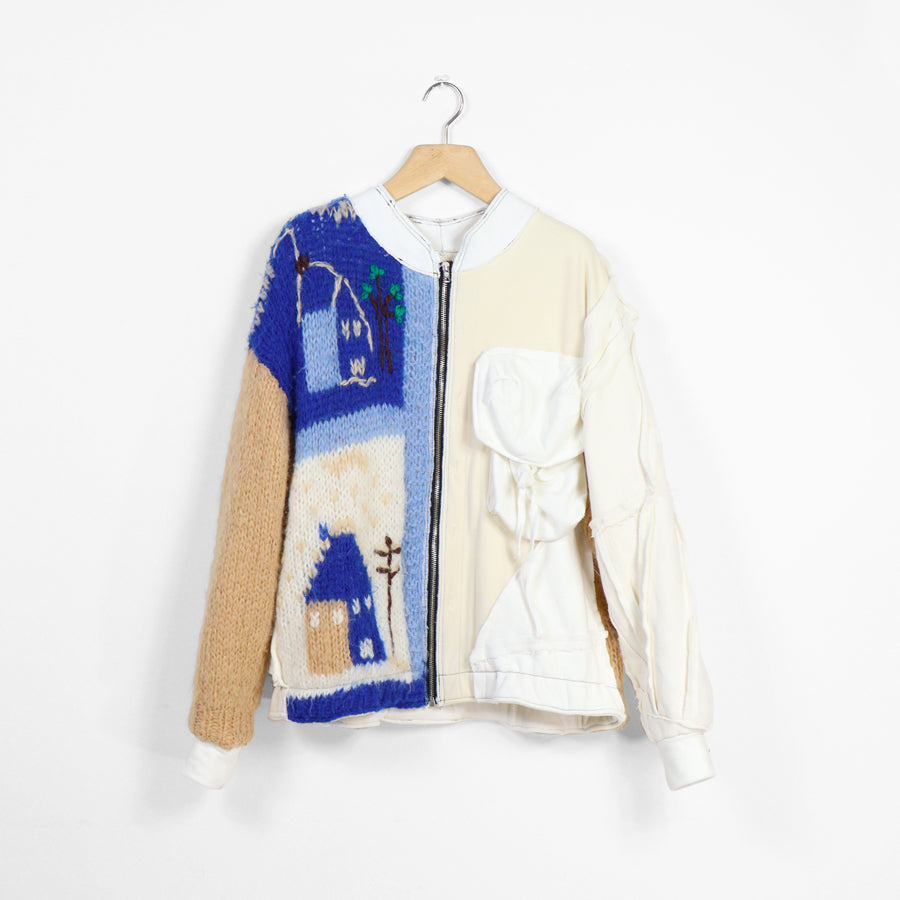 1 of 1 | UPCYCLED BOMBER - light