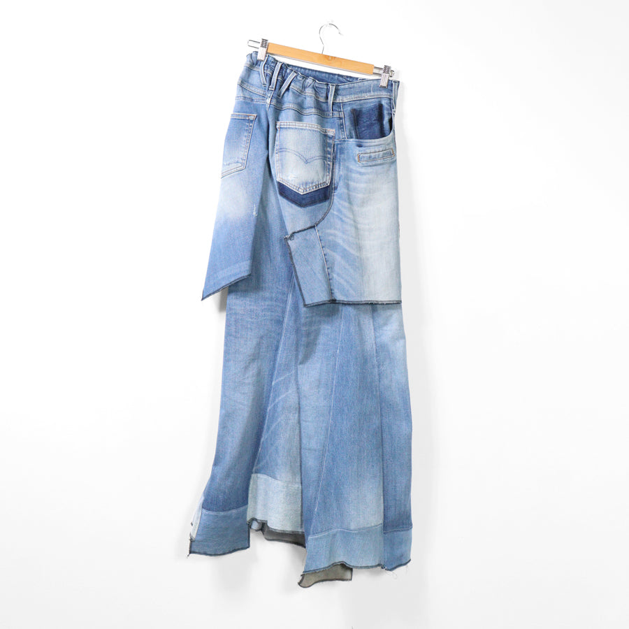 1 di 1 | UPCYCLED JEANS - celeste