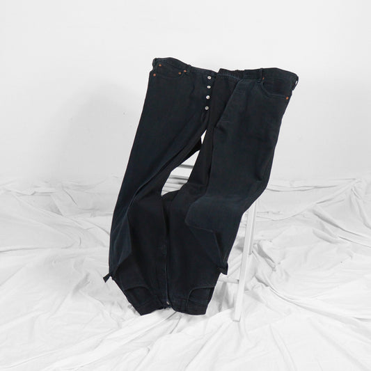 1 of 1 | UPCYCLED JEANS - black