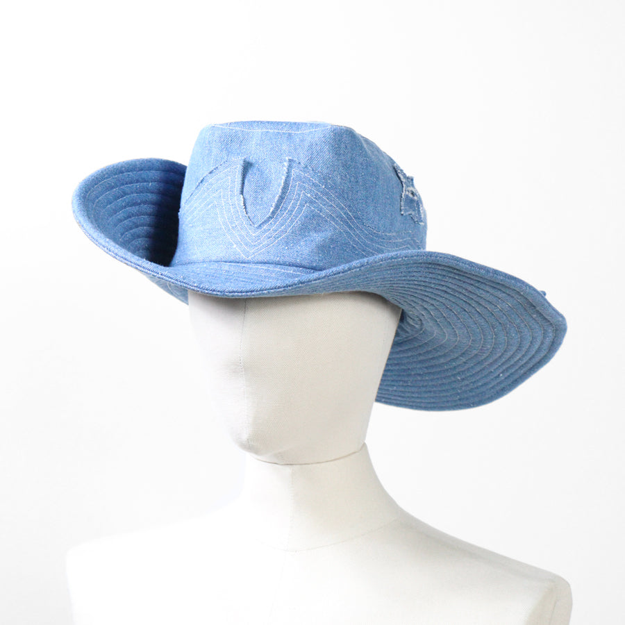 WESTERN HAT - light blue